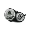 Φανάρια εμπρός Vw Polo 9N (2001-2005) angel eyes - chrome , χωρίς λάμπες (Η7) - σετ 2τμχ.
