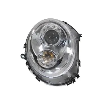 Φανάρια εμπρός Mini cooper (2006-2010) angel eyes - χρωμίου , με λάμπες (Η1) - σετ 2τμχ.