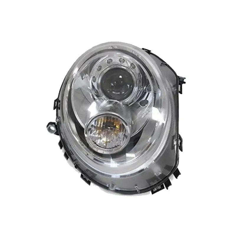 Φανάρια εμπρός Mini cooper (2006-2010) angel eyes - χρωμίου , με λάμπες (Η1) - σετ 2τμχ.