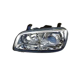 Φανάρια εμπρός Toyota Rav4 (1994-2000) angel eyes - chrome , με λάμπες (Η1) - σετ 2τμχ.