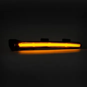 Τρεχούμενα led φλας για καθρέφτες για VW Golf 7 / Sportsvan / Touran (2010+) - φιμέ με τρεχούμενο φλας - σετ 2τμχ.