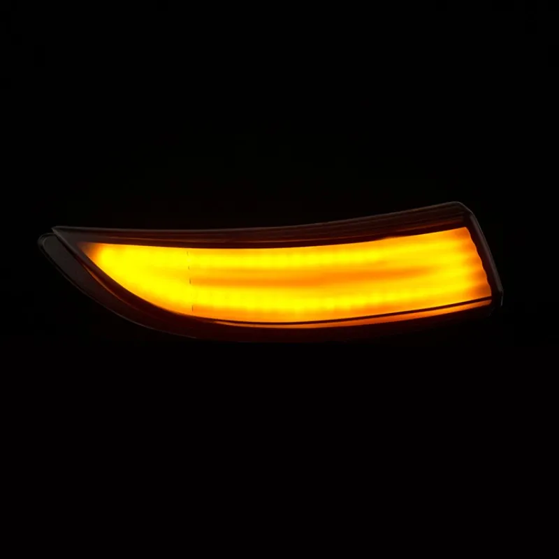 Τρεχούμενα led φλας για καθρέφτες για Ford Fiesta (2008-2018), B-Max (2012+) - φιμέ με τρεχούμενο φλας - σετ 2τμχ.