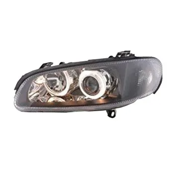 Φανάρια εμπρός Opel Omega B (1994-1999) angel eyes - μαύρα , χωρίς λάμπες (Η7) - σετ 2τμχ.