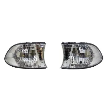 Φλας φαναριού BMW E38 (1998-2001) chrome - σετ 2τμχ.