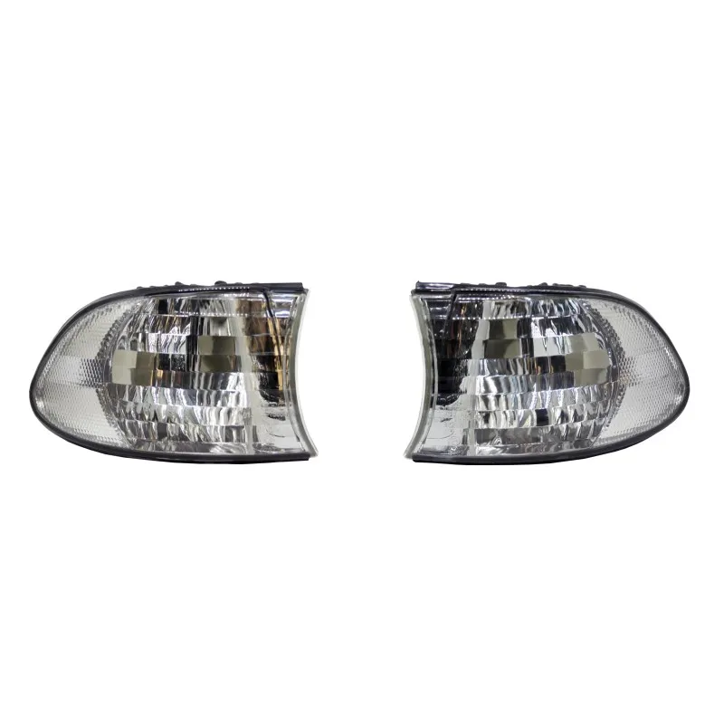 Φλας φαναριού BMW E38 (1998-2001) chrome - σετ 2τμχ.