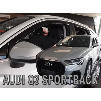 Ανεμοθραύστες Audi Q3 Sportback (2020-2025) - 4 τμχ. εμπρός και πίσω, Heko