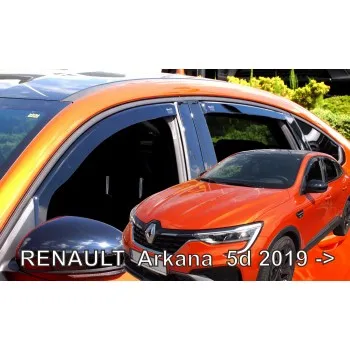 Ανεμοθραύστες Renault Arkana 5D (2019+) - 4 τμχ. εμπρός και πίσω, Heko