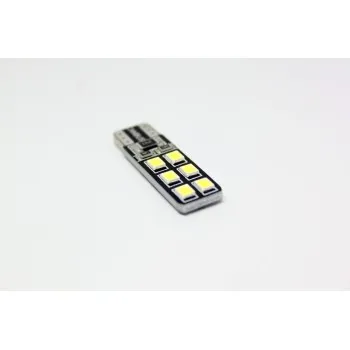 Led λάμπα τύπου Τ10 με 12 led - CANBUS - 1τμχ.