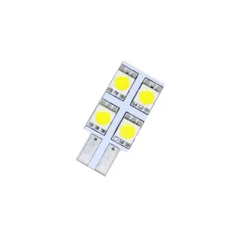Led λάμπα τύπου Τ10 με 4 SMD led από τη μία πλευρά - 1τμχ.