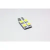 Led λάμπα τύπου Τ10 με 4 SMD led από τη μία πλευρά - 1τμχ.
