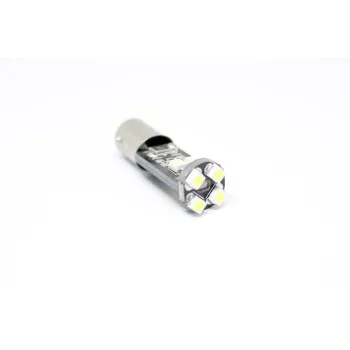 Led λάμπα τύπου BA9S CANBUS με 8 SMD led - εκ διαμέτρου αντίθετα - 1τμχ.