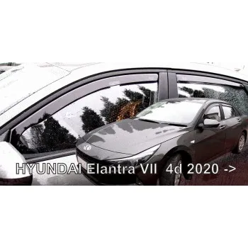 Ανεμοθραύστες Hyundai Elantra (2020+) sedan - 4τμχ. εμπρός και πίσω, Heko
