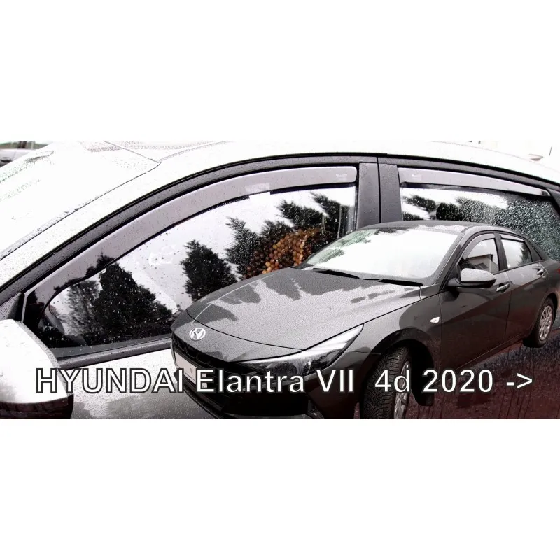 Ανεμοθραύστες Hyundai Elantra (2020+) sedan - 4τμχ. εμπρός και πίσω, Heko