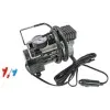 Κομπρεσέρ αέρος αυτοκινήτου 12V, 120W με μανόμετρο και αντάπτορα αναπτήρα - 1 τμχ.
