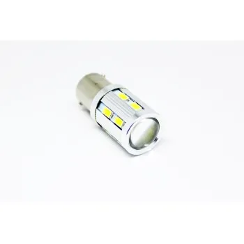 Led λάμπα BA15S με 16 ultra bright led και προτζέκτορα - 1τμχ.