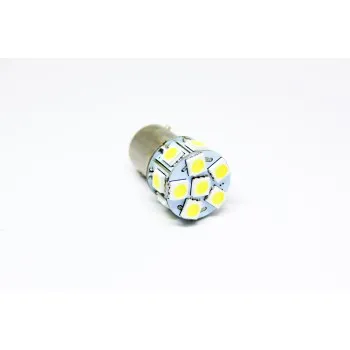 Led λάμπα τύπου BA15S με 13 SMD led μονού φωτισμού κίτρινη - 1τμχ.