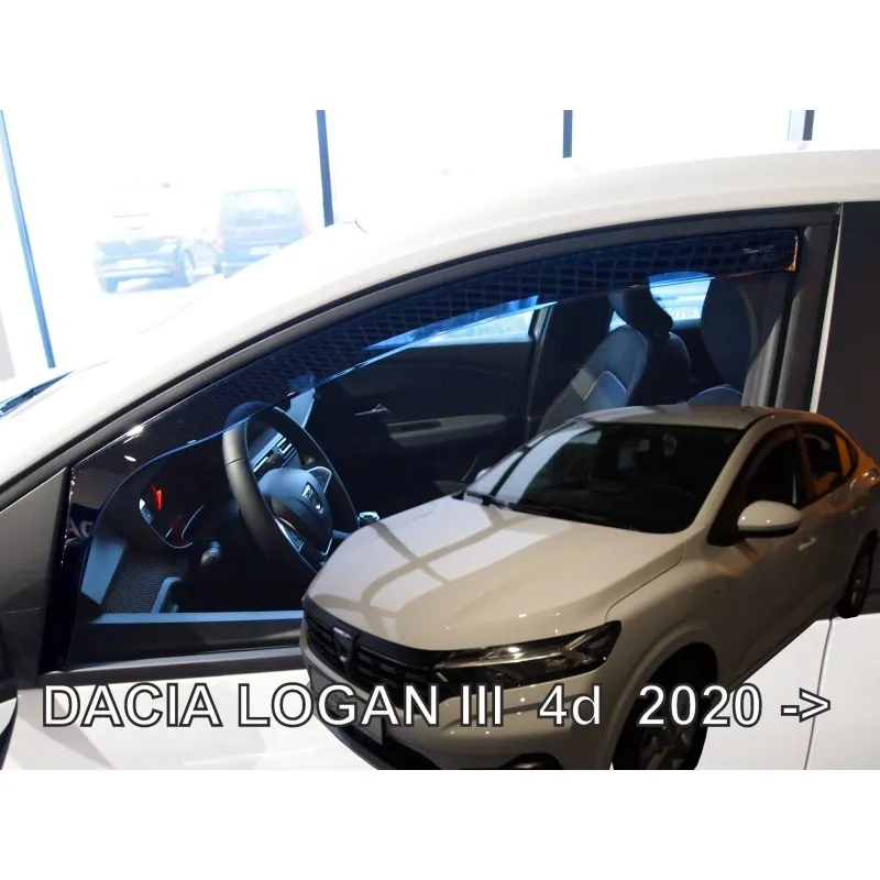 Ανεμοθραύστες Dacia Logan (2020+) sedan - 2τμχ. εμπρός, Heko