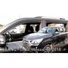 Ανεμοθραύστες Ssangyong Musso (2018+) sedan- 4τμχ. εμπρός και πίσω, Heko