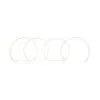 Δαχτυλίδια BMW E46 coupe (1998-2003) / BMW E46 Sedan, Combi (1998-2005) angel eyes - Λευκό χρώμα