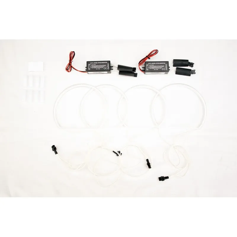 Δαχτυλίδια BMW E46 coupe (1998-2003) / BMW E46 Sedan, Combi (1998-2005) angel eyes - Λευκό χρώμα