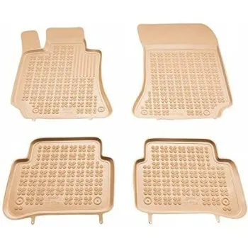 Λαστιχένια πατάκια FORD Galaxy (1995-2006) / VW Sharan / SEAT Alhambra (1995-2010) - Σετ - τύπου σκαφάκι - μπεζ - 4τμχ., Rezaw Plast