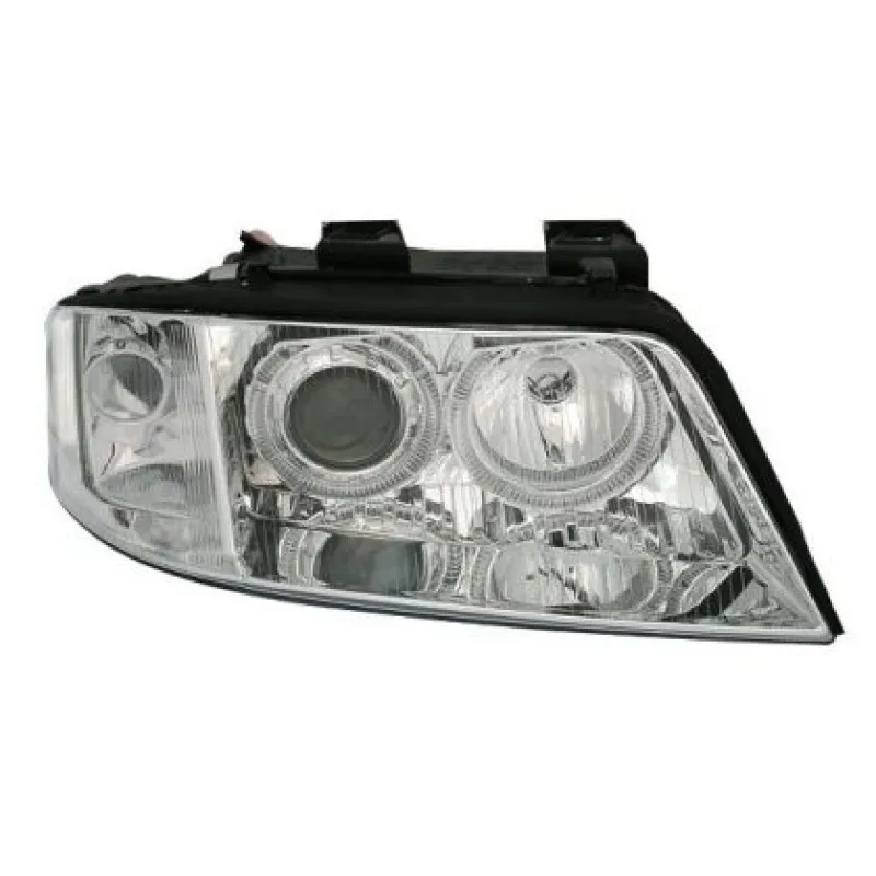 Φανάρια εμπρός Audi A6 (1997-2000) - εργοστασιακά xenon - chrome , χωρίς λάμπες (Η7) - σετ 2τμχ.