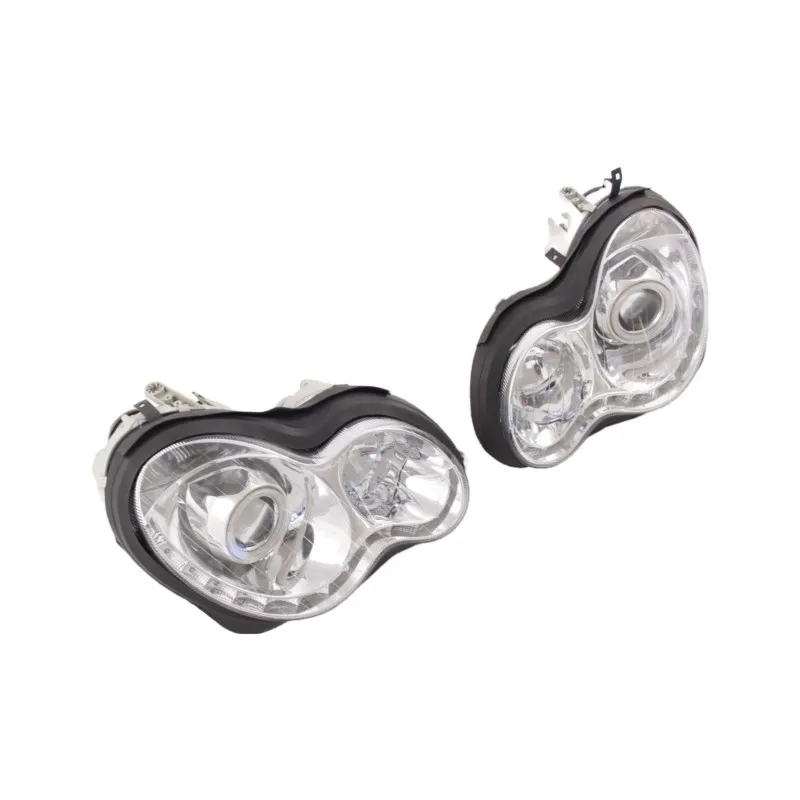 Φανάρια εμπρός Mercedes C-CLASS W203 (2000-2004) led , με λάμπες (Η1) - σετ 2τμχ.