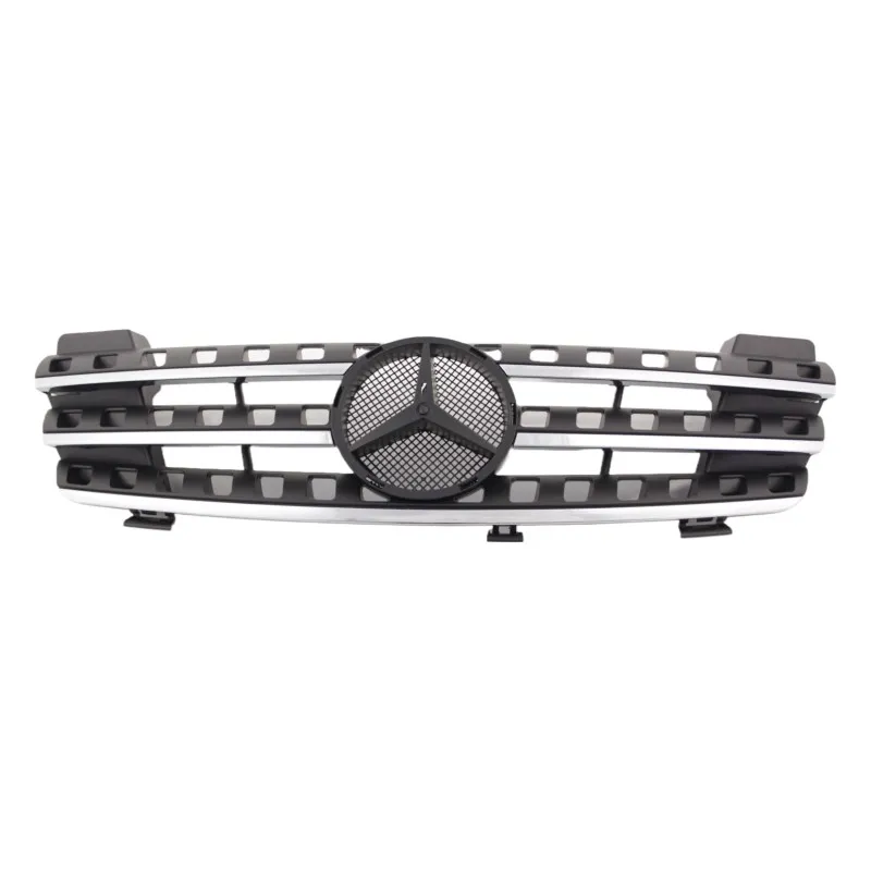 Μάσκα Mercedes ML W164 (2005-2008) - μαύρη με πλαίσιο χρωμίου