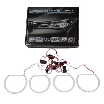 Δαχτυλίδια BMW E46 coupe (1998-2003) / BMW E46 Sedan, Combi (1998-2005) angel eyes - lightbar design - Λευκό χρώμα