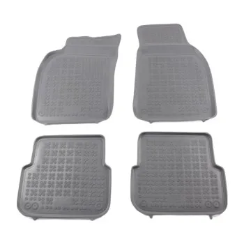 Λαστιχένια πατάκια Audi A6 (2004-2008) / A6 Allroad (2006-2011) - τύπου σκαφάκι - γκρι - 4τμχ., Rezaw Plast