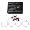 Δαχτυλίδια BMW E46 coupe (1998-2003) / BMW E46 Sedan, Combi (1998-2005) angel eyes - lightbar design - κίτρινο χρώμα
