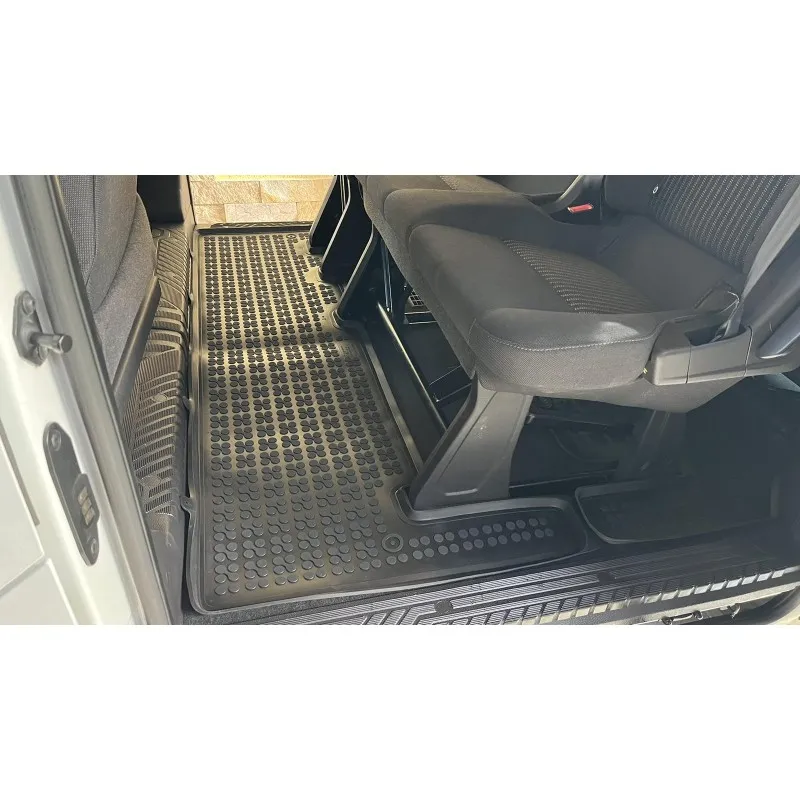 Λαστιχένια πατάκια Ford Tourneo Custom (2013-2018) - middle (2nd row of seats) - τύπου σκαφάκι - 1τμχ., Rezaw Plast
