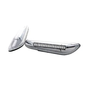 Led φλας φτερού BMW E46 (2001-2005) / E60 / E90 - χρωμίου με τρεχούμενο φλας - σετ 2τμχ.