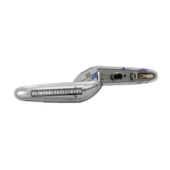 Led φλας φτερού BMW E46 (2001-2005) / E60 / E90 - χρωμίου με τρεχούμενο φλας - σετ 2τμχ.