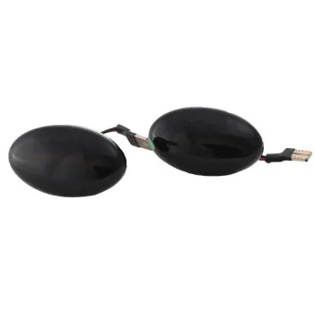 Led φλας φτερού Smart Fortwo W450 (1998-2007), Vito (2003+), A-Class W168 (1997-2001) - φιμέ με τρεχούμενο φλας - σετ 2τμχ.