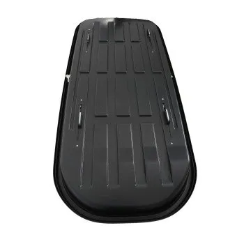 Μπαγκαζιέρα οροφής Junior Altro 200x90x41cm με διπλό άνοιγμα με κλειδί, 500 λίτρα - μαύρη