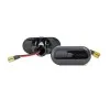 Led φλας φτερού Nissan Navara, Pathfinder (2005+), Micra (2003+), Note, Qashqai (2007+) - φιμέ με τρεχούμενο φλας - σετ 2τμχ.