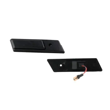 Led φλας φτερού BMW E36 / E34 / E32 / E30 - φιμέ με τρεχούμενο φλας - σετ 2τμχ.