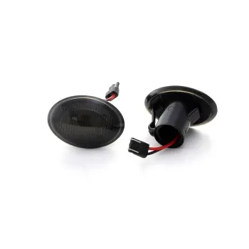 Led φλας FIAT 500 (2007+) / FORD KA (2008+) / LANCIA YPSILON - smoke - σετ 2τμχ.