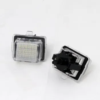 Πλαφονιέρα πίσω πινακίδας Mercedes W204 / W212 / C207 / W221 - με T10 φις, 46x33 mm - 2 τμχ.