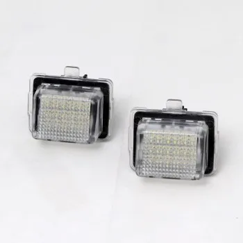 Πλαφονιέρα πίσω πινακίδας Mercedes W204 / W212 / C207 / W221 - με T10 φις, 46x33 mm - 2 τμχ.