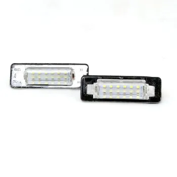 Πλαφονιέρα πίσω πινακίδας Mercedes W210 / W202 - led, 86x28 mm - 2 τμχ.
