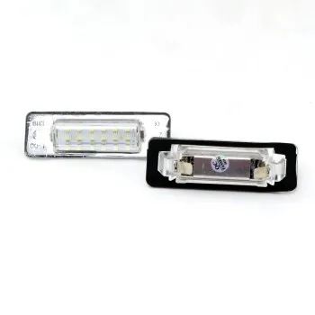 Πλαφονιέρα πίσω πινακίδας Mercedes W210 / W202 - led, 86x28 mm - 2 τμχ.