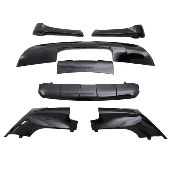 Αεροδυναμικό πακέτο BMW X5 E70 (2007-2010) μάυρο γυαλιστερό - σετ 7 τμχ.