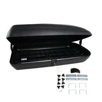 Μπαγκαζιέρα Art Plast 133x77.8x34.5cm με κλειδί 320 λίτρα carbon - 1τμχ.