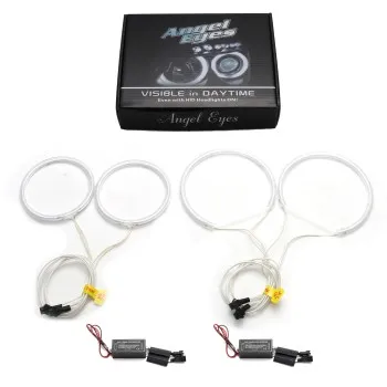 Δαχτυλίδια BMW X3 (2004-2007) angel eyes - Λευκό χρώμα