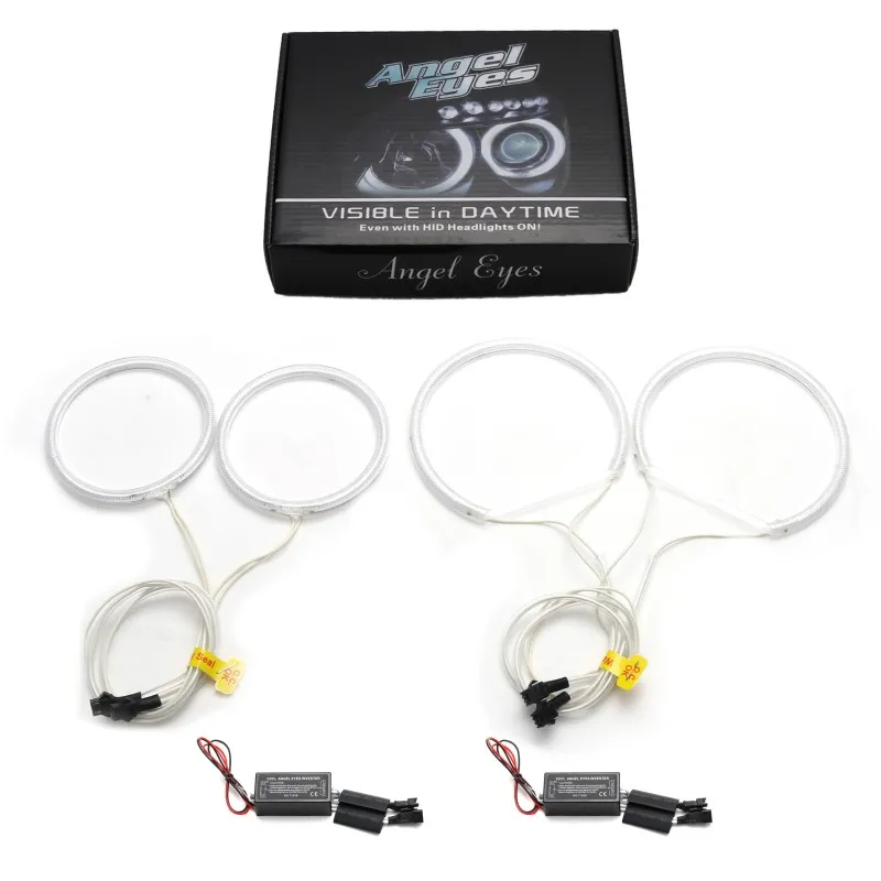 Δαχτυλίδια BMW X3 (2004-2007) angel eyes - Λευκό χρώμα