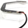 Δαχτυλίδια BMW F30 angel eyes - U-Design - με 2 χρώματα και λειτουργία φλας (λευκό και κίτρινο)