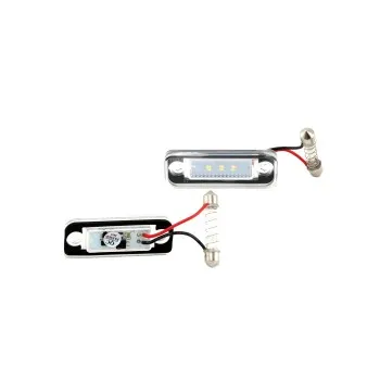 Πλαφονιέρα πίσω πινακίδας Mercedes W211 E-CLASS (2001-2007) / W203 C-CLASS / W219 CLS, 69x23 mm - 2 τμχ.