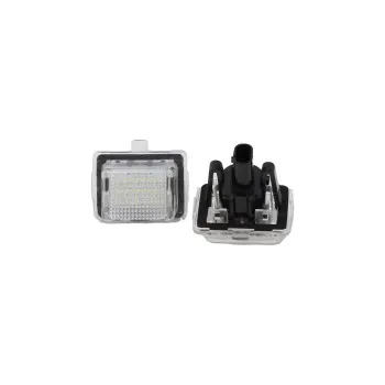 Πλαφονιέρα πίσω πινακίδας Mercedes W204 / W212 / C207 / W221 - με αυθεντικό φις, 44x30 mm - 2 τμχ.